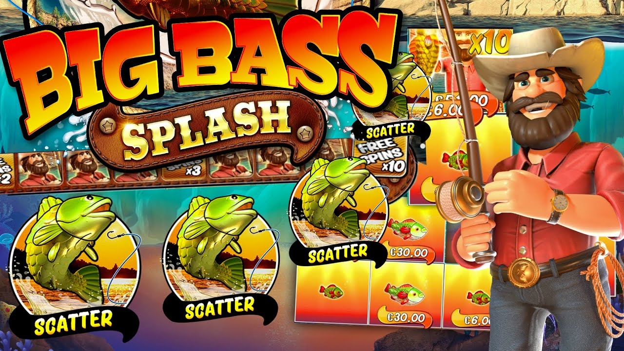 Slot Big Bass Splash, Jogo de pesca online, Gráficos vibrantes