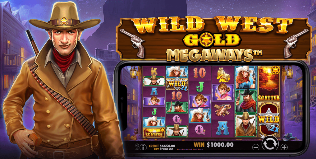 Wild West Gold, Velho Oeste, prêmios emocionantes, rodadas bônus